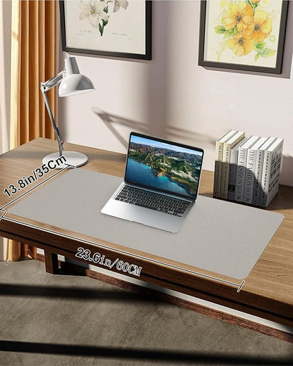 Small Leather Desk Mat, Mouse Pad, Laptop Mat, Non-Slip PU Leather Blotter - Image 7