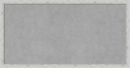 Amanti Art Silver Framed Magnetic Board 13x25 Small Vision Board by AmantiArt