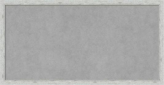 Amanti Art Silver Framed Magnetic Board 13x25 Small Vision Board by AmantiArt