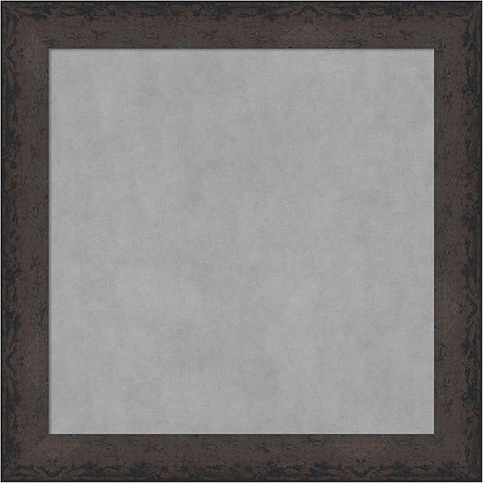 Amanti Art Black Framed Magnetic Board 29x29 Medium Vision Board by AmantiArt