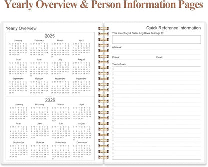 Inventory & Sales Log Book for Small Business – Inventory Ledger Book, - Image 4