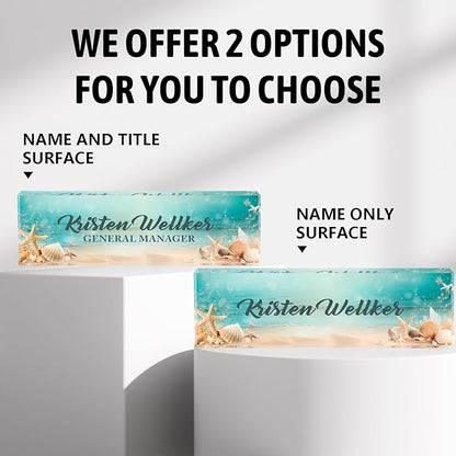 Personalized Name Plate for Desk Custom Acrylic Desk Name Plate Custom Employee - Image 5