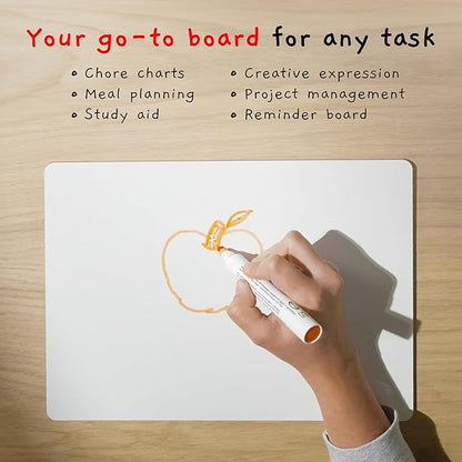 Board Geeks Bigtime 12 Pack 9x12 Classroom Whiteboards - Image 5
