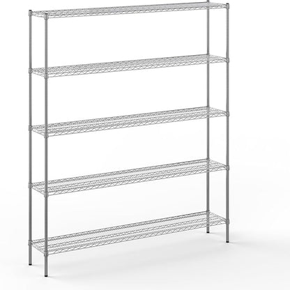 Regal Altair 14" Deep x 72" Wide x 86" Height Wire Shelving Kit | 5-Tier | NSF by Regal+Altair