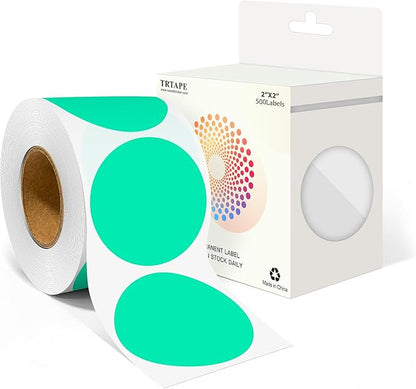 2 Inch Round Color Coding Labels by Unknown