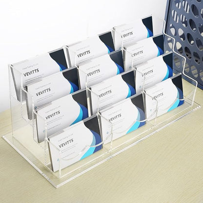 Vevitts Business Acrylic Card Holder Display - Image 4