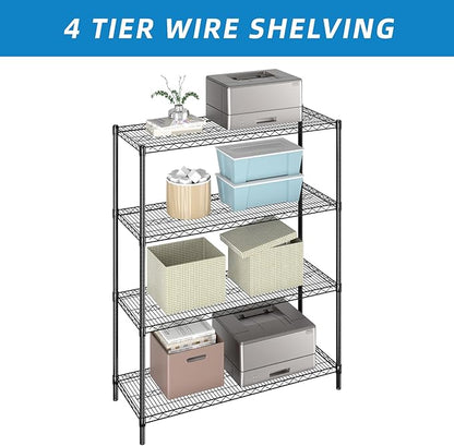 Guan River 4-Shelf Adjustable Metal Shelf Wire Shelving Unit Heavy Duty Storage - Image 6