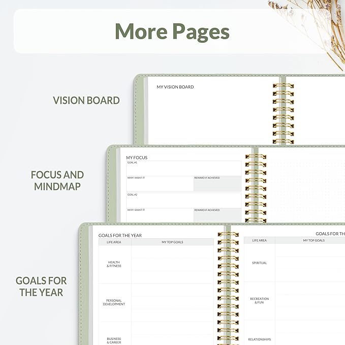 SUNEE 2026 Planner 5.9" x 8.3" – Dated Productivity Planner - Image 6