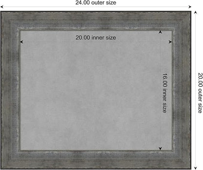 Amanti Art Silver Framed Magnetic Board 20x24 Small Vision Board - Image 4