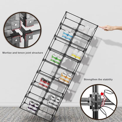 KOKOIN Magnetic Side Open Transparent Plastic Storage Shoe Box Clear Shoe - Image 3