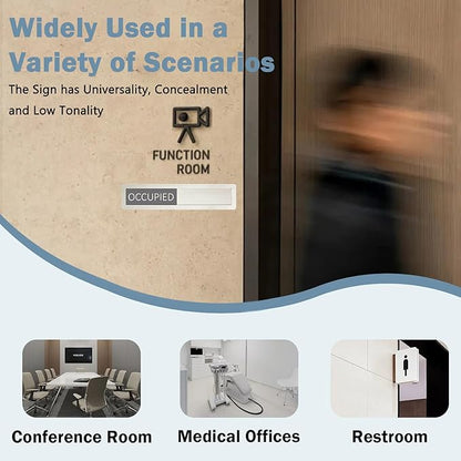 Vacant Occupied Privacy Sign, Vacant Occupied Door Sign - Image 4