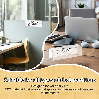 SHIQIKEJIPTY Cubicle Name Plate Sign Holder - Image 4