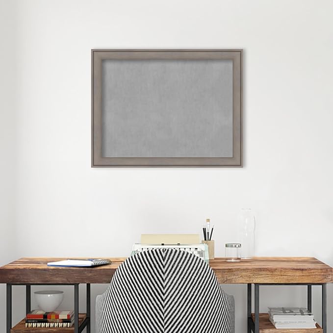 Amanti Art Grey Framed Magnetic Board 21x27 Medium Vision Board - Image 4