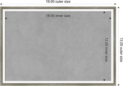 Amanti Art Silver Framed Magnetic Board 13x19 Small Vision Board - Image 4