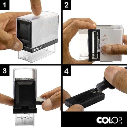 COLOP Small Size Self Inking Custom Signature Stamp - Image 3