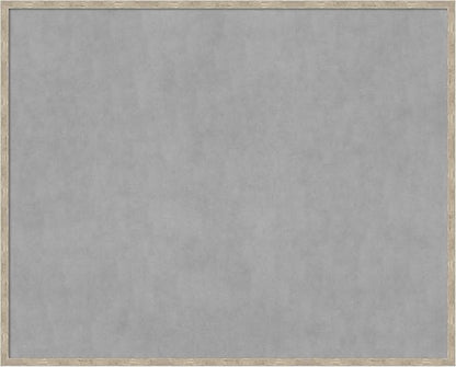 Amanti Art Silver Framed Magnetic Board 33x41 X-Large Vision Board by AmantiArt