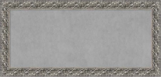 Amanti Art Silver Framed Magnetic Board 26x54 Oversize Vision Board by AmantiArt