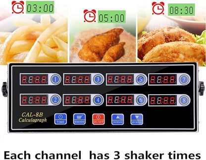 Commercial 8 Channel Kitchen Timer Digital Restaurant Timers Professional Loud - Image 6
