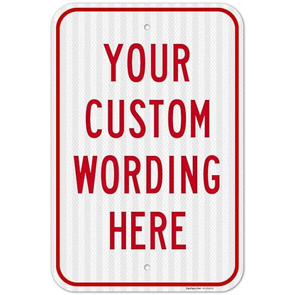 Custom Sign, Personalized Metal Signs, Customize by SigoSigns