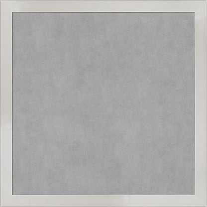 Amanti Art Silver Framed Magnetic Board 13x13 X-Small Vision Board by AmantiArt