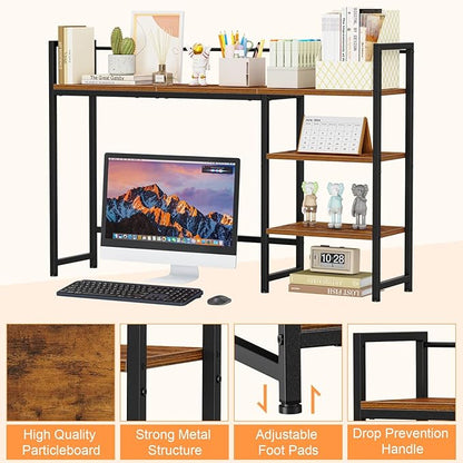 Snughome Desk Shelf, 44.9" Large Desktop Organizer Shelf, Desk Hutch - Image 8