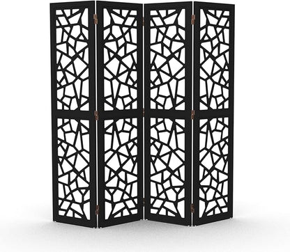 VINGLI 70'' H Room Divider, Non-Woven Fabric Privacy Screen, Indoor Partition by VINGLI