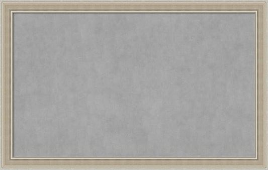 Amanti Art Silver Framed Magnetic Board 28x44 Large Vision Board by AmantiArt