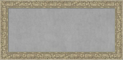 Amanti Art Silver Framed Magnetic Board 27x55 Oversize Vision Board by AmantiArt