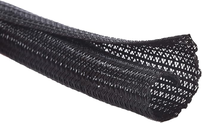 Alex Tech 25ft - 1 inch Cord Protector Wire Loom Tubing Cable Sleeve Split by AlexTech