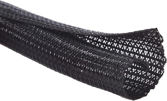 Alex Tech 25ft - 1/4 inch Cord Protector Wire Loom Tubing Cable Sleeve Split by AlexTech