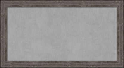 Amanti Art Grey Framed Magnetic Board 15x27 Small Vision Board by AmantiArt