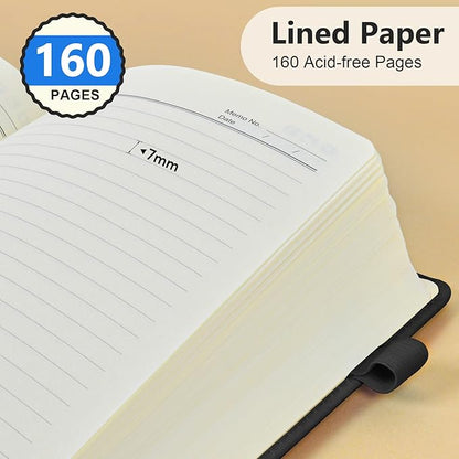 PERCUN Lined Journal Notebook for Men & Women, 160 Pages College Ruled Journal - Image 4