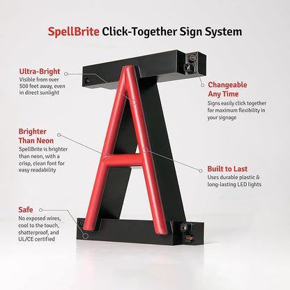 SpellBrite CASHIER Sign | Directional Sign - Image 8