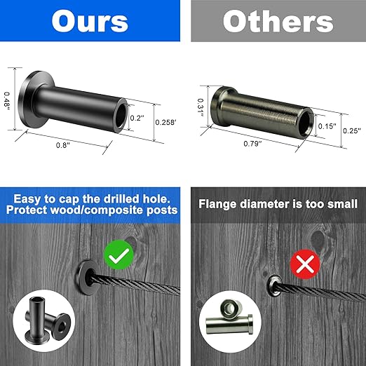 BLIKA 50 Pack Black Stainless Steel Protector Sleeves - Image 4