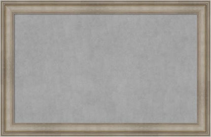 Amanti Art Silver Framed Magnetic Board 29x45 Large Vision Board by AmantiArt