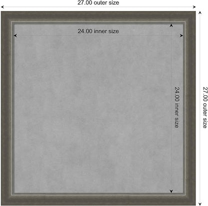 Amanti Art Silver Framed Magnetic Board 27x27 Medium Vision Board - Image 4