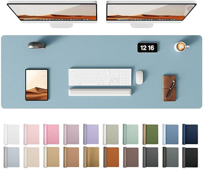 YSAGi Leather Desk Protector, Office Mat, Large Mouse Mat, Non-Slip PU Leather by YSAGi