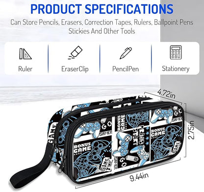 Fitvc Large Pencil Case for Boys, Gamer Boys Pencil Pouch for Kids Teens School - Image 5