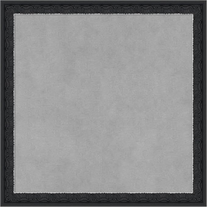 Amanti Art Black Framed Magnetic Board 18x18 Small Vision Board by AmantiArt
