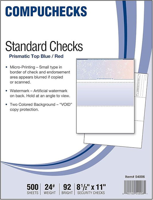Business Voucher Check Stock by Compuchecks