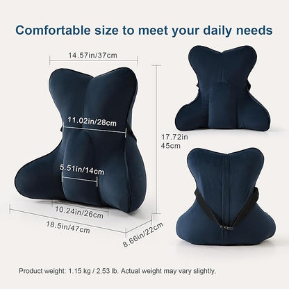 Ailuteie Lumbar Support Pillow – Multi-Functional Ergonomic Back Cushion - Image 2