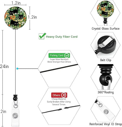 Cute Cats Lanyards for ID Badges, Badge Holder - Image 6