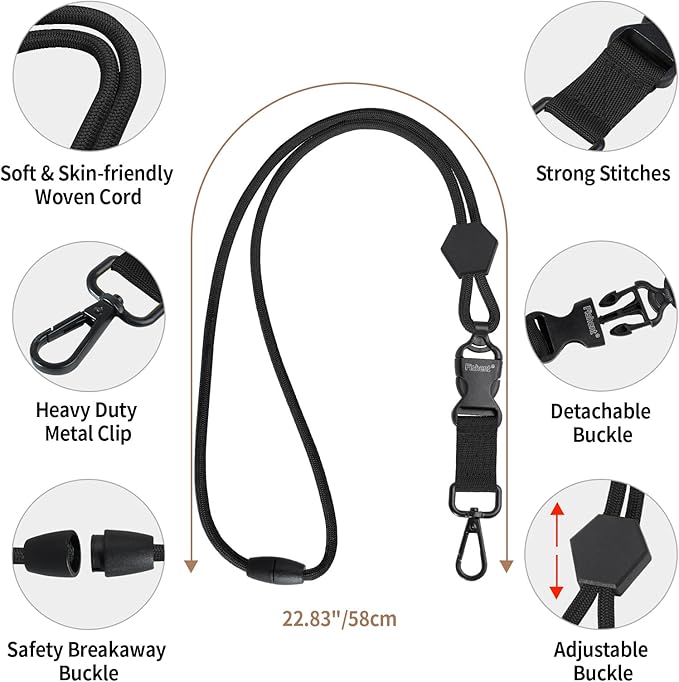 Fishent 2 Pack Breakaway Neck Lanyards - Image 4