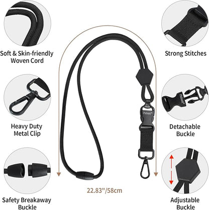 Fishent 2 Pack Breakaway Neck Lanyards - Image 4