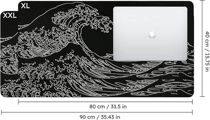 iCasso Mousepad, Gaming Mouse Pad, XXL Large Desk Mat, Big Rubber Base Mouse Mat - Image 2