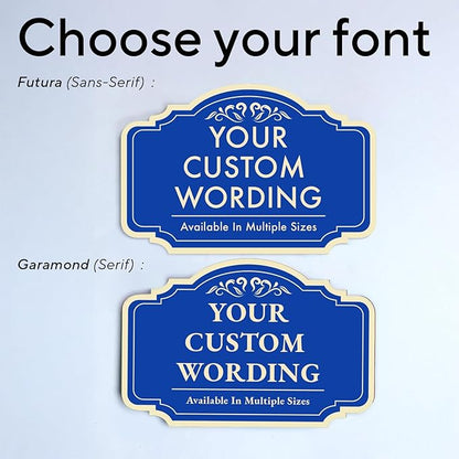 Custom Decorative Outdoor Metal Sign - Image 9