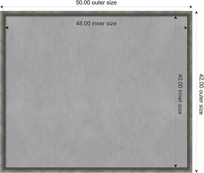 Amanti Art Grey Framed Magnetic Board 42x50 Oversize Vision Board - Image 4
