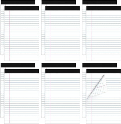 Thboxes 12 Pack Legal Pad 5x8, 360 Sheets Small Note Pad College Ruled Writing by Thboxes