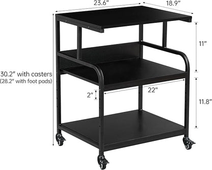 Fannova Printer Stand, 23.6 x18.9 x 30 Inches Large Printer Table - Image 2