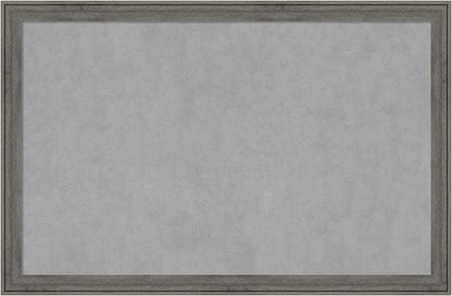 Amanti Art Grey Framed Magnetic Board 23x35 Large Vision Board by AmantiArt